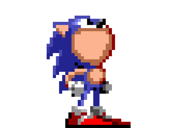 [6db2b2] Sonic Looking up