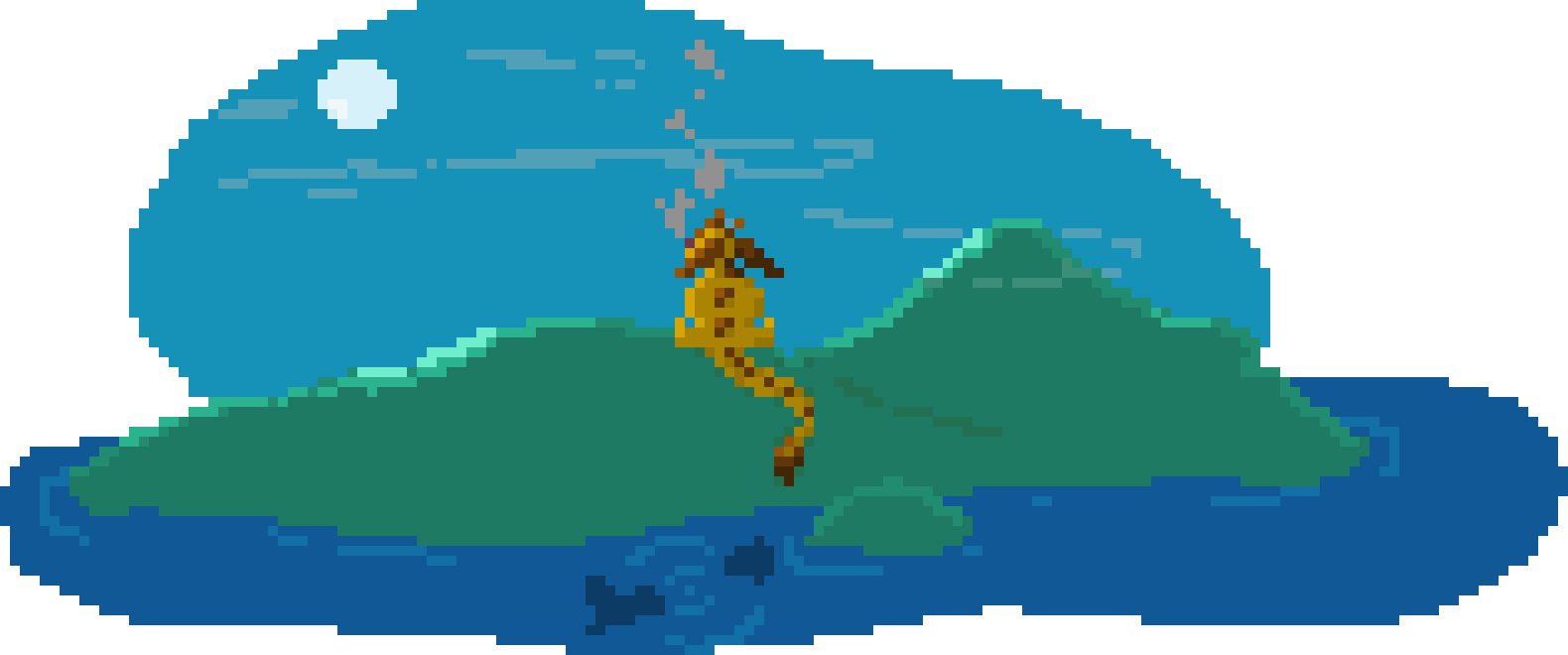 [9664c4] Night Island (with Dragon)