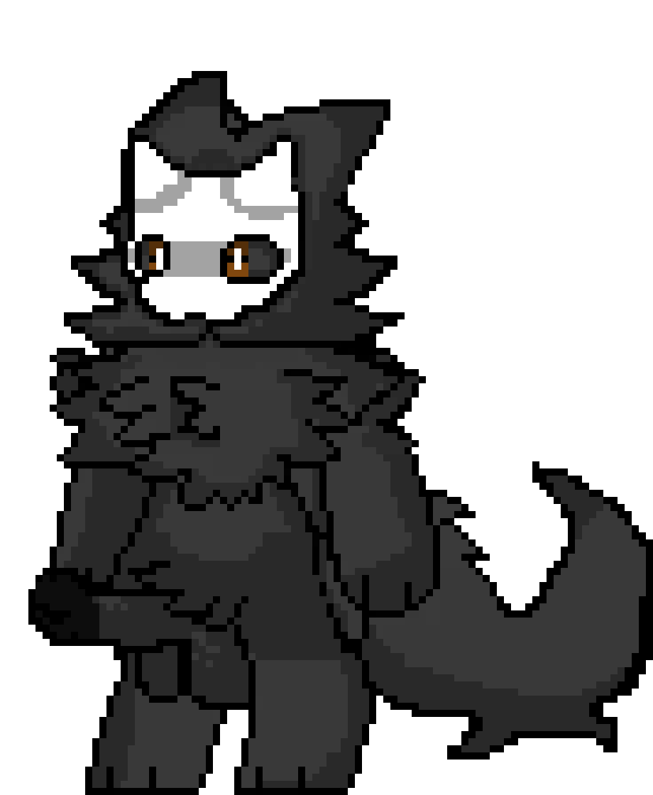 [2211ff] [Changed]: Evan The Dark Latex Wolf (My Take)[Side] {No Shorts 2}