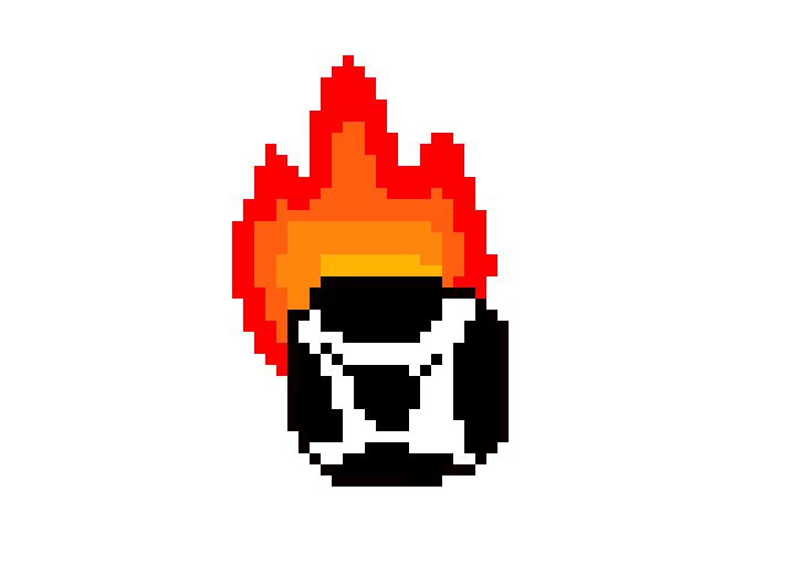 [172196] soccer ball flame