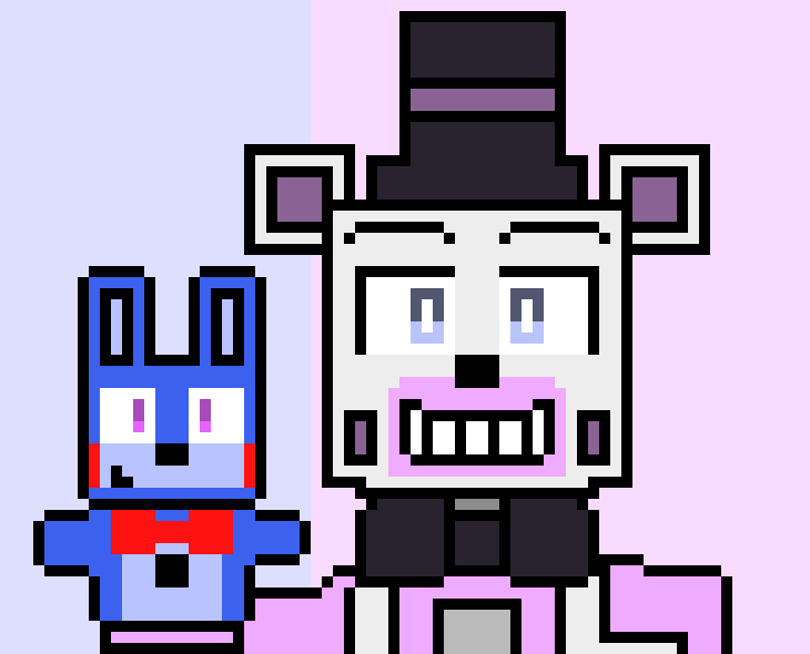 [b9de0d] *in circus babys pizza world, singing some songs* - funtime freddy