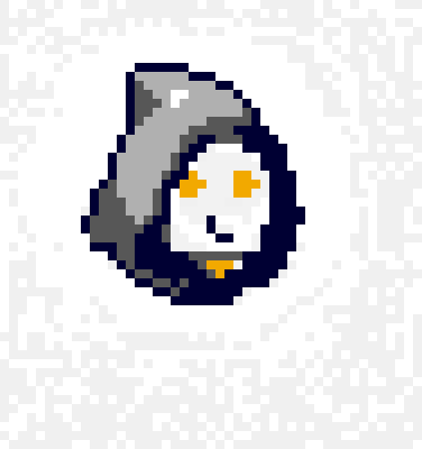 [dfb43a] Reaper Overwatch Pixel Face 