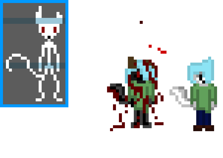 [e19d6d] (Foxlynn then opens the door) What are you doing here?