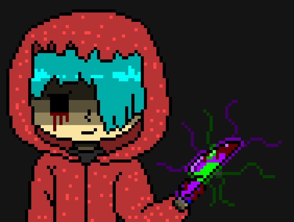 [5b2f3e] I've already torn myself apart twice. once when my sister was killed. and now when i try to lock all my friends in time i accidently kill my sister in the process. i don't want to kill anybody. unless needs co- .............. ok sis. we need to find that monster don't we. i'm pretty sure it was the same that almost pounded me to dust.... good thing Rin didn't find it