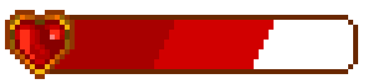 [7bb349] Health bar low