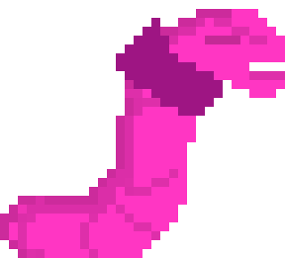 [7c6519] Shaded Giant Worm Attack Animation 4