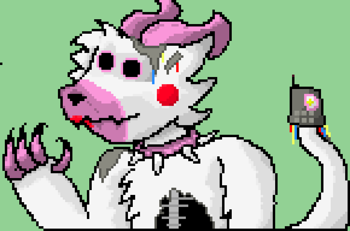 [05b0c1] *A portal opens and drops a slightly fixed Mangle Terrie near T*