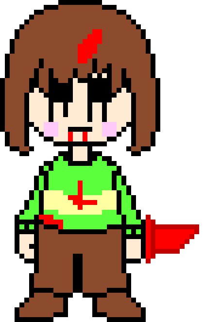 [1550bf] AGHHH!!! (hp at 1)....even with all this power...i still can defeat you.... - HYPER Chara 