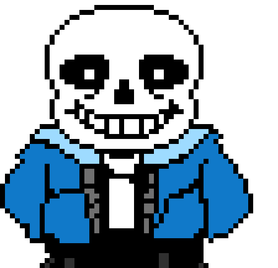 [219cd3] He just recolored this sans sprite for nigger sans - fresh ink