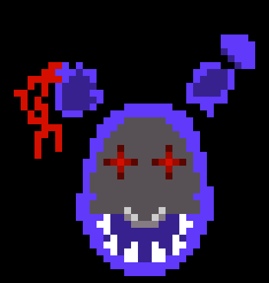 [450a4c] *grabs purple guys leg* WE WILL BURN TOGETHER *ghosts appear behind bonnie* -MOAU/  ディロンダイヤル