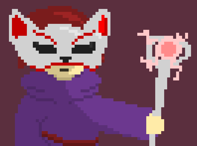 [5b2f3e] What's..... going on...... -his staff begins to burst with energy- 