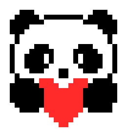 [1d111c] Kawaii Pixel Panda