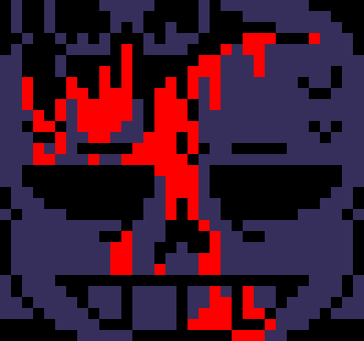 [7ce906] *(He'd dodge.) Look, I really don't want to fight right now. -HorrorTale Sans