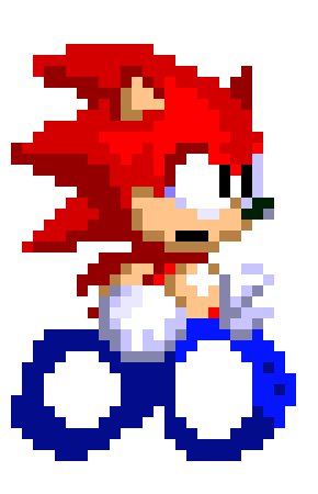 [fc6325] another ring portal appears with sonic going at the speed of light now)