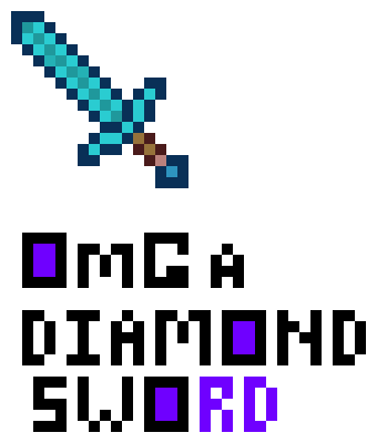 [1e45ef] OMG a diamond sword!!
