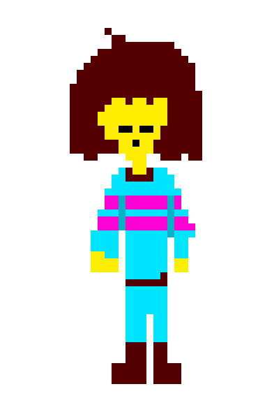 [259053] Frisk in the Hyper Light Drifter style default