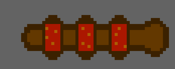 [5101cd] *A little Caterpillar sits next to a pool of lava*