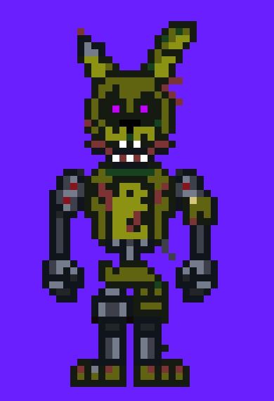 [c18bdd] (Yes it is Springtrap,its just his newest "form")*He keeps limping on*