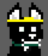 [3897d8] looks down at crim) . . . (you are the size of my paw)