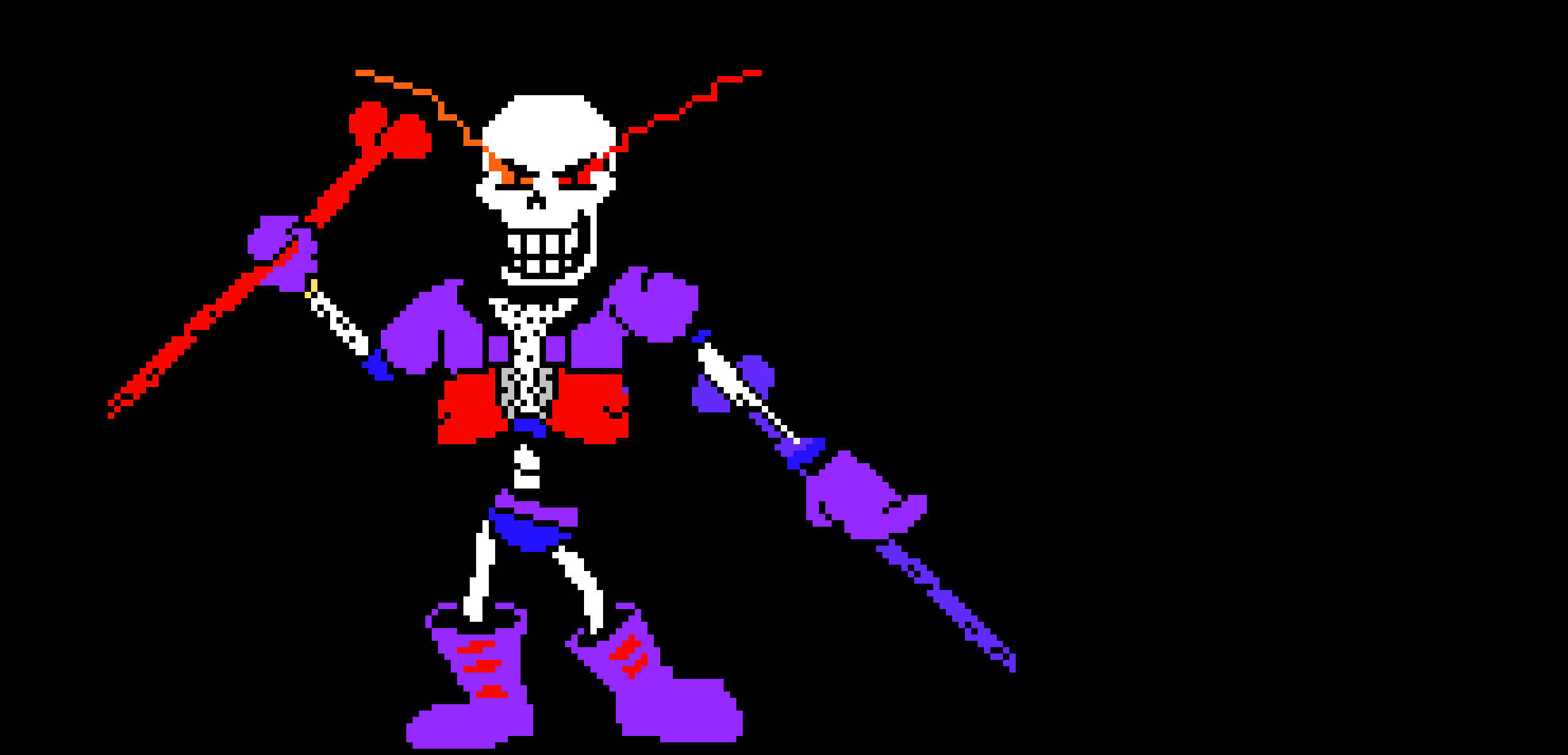 [bd6c90] Disbelief Papyrus Phase 2 Battle Sprite.