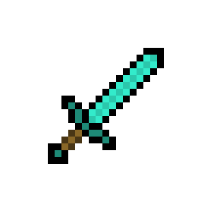 [9664c4] minecraft diamond sword