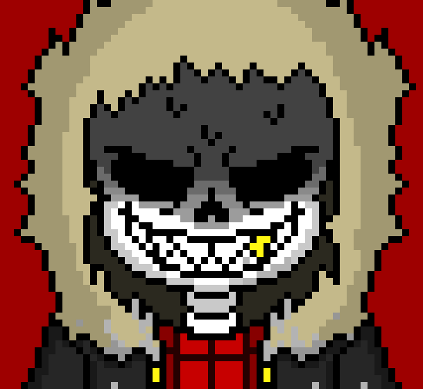 [7ce906] yeah nvm i ain't rping as dustfell-Horrortale Sans