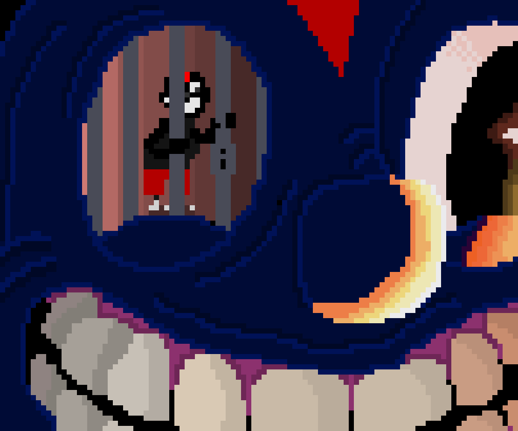 [836a7f] can y'all rate my drawing on here, I'm remaking lil darkie album covers