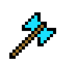 [9fa88c] Diamond battle axe - Spectral