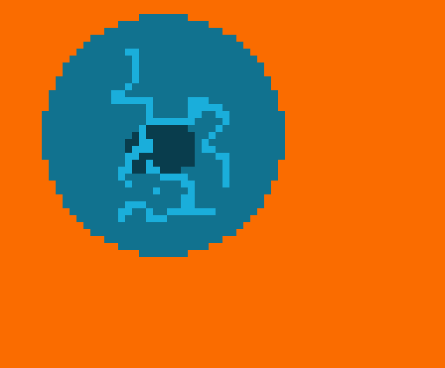 [fc6325] the blue orb turns into a black hole and starts destroying pam the only way to stop it is to sacrafice someone...)