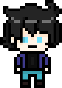 [32653b] danganronpa pixel sprite base haru takahashi