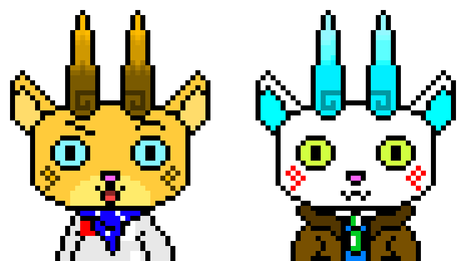 [805460] I have actually decided all characters for the AU now, except Nabstablook, who actually has no relation to MTT, the Komainu Brothers relate to MTT in this AU