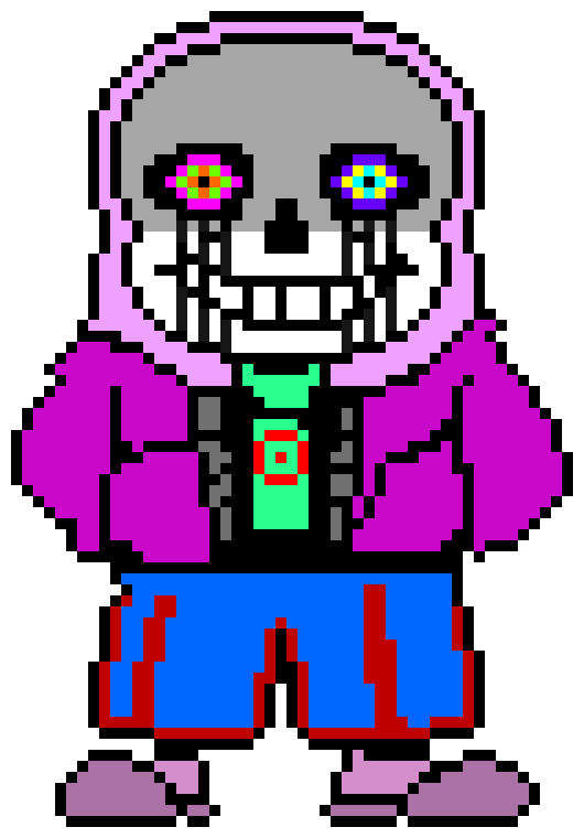 [d6b045] HorrorDustKiller Meme!Heck Sans Sprite