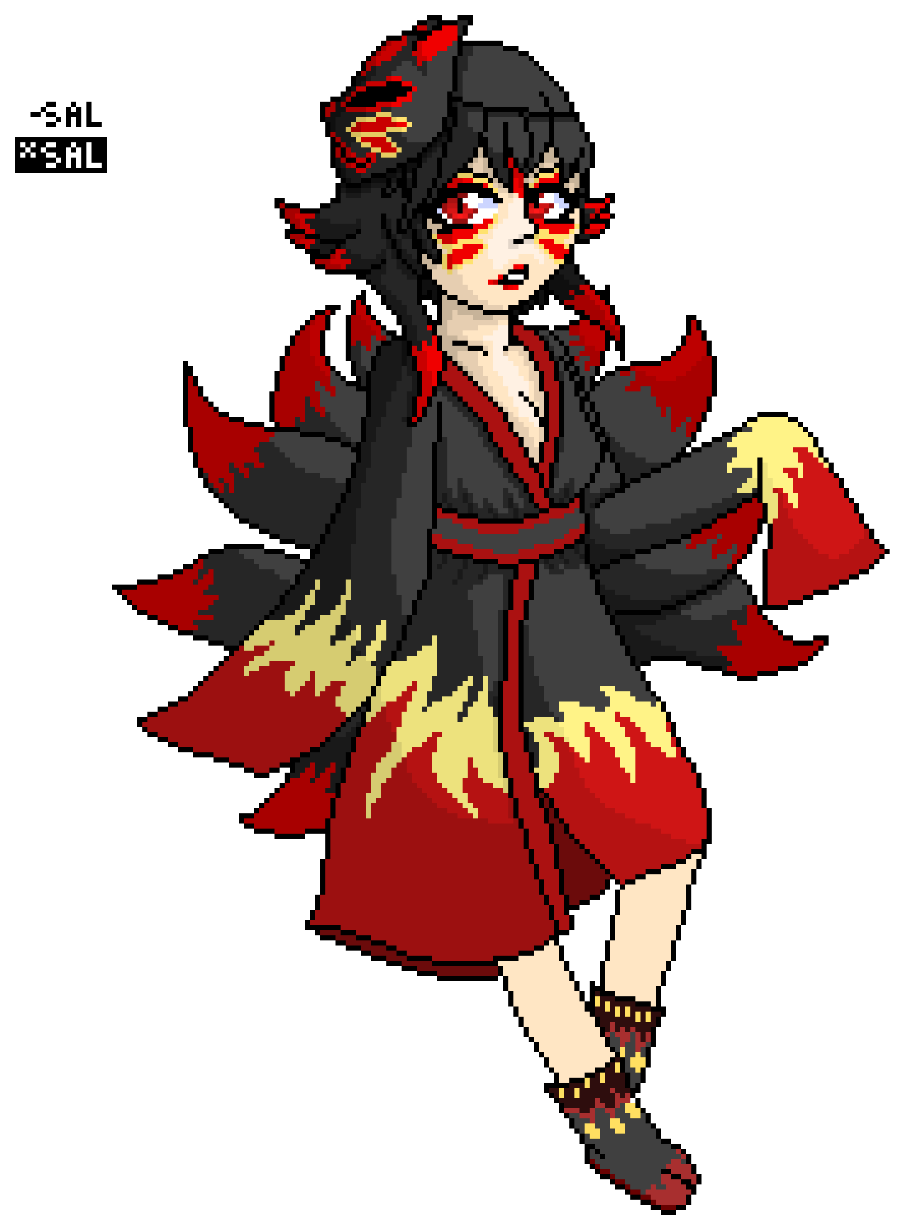 [f7c573] i got bored and edited this to make it a dark colored version of a Kitsune... all i did was just replace all the white