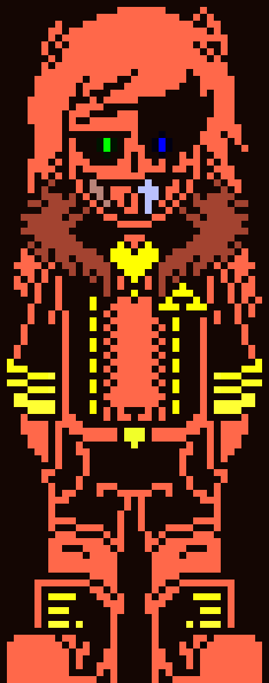 [77b851] ( Ok, done. The hair doesn't have eyebrows because well. If hair was over your eyes I don't think it'd be easy to see your eyebrows. )