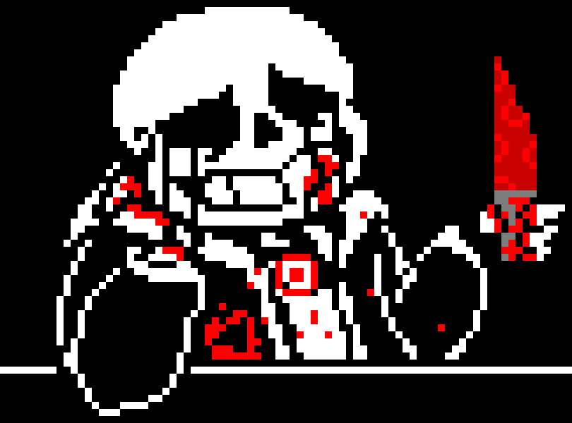 [11a9d7] -Killer Sans Hp 10/99- I-I-It's T-The En-End... -Shop Keeper Sans