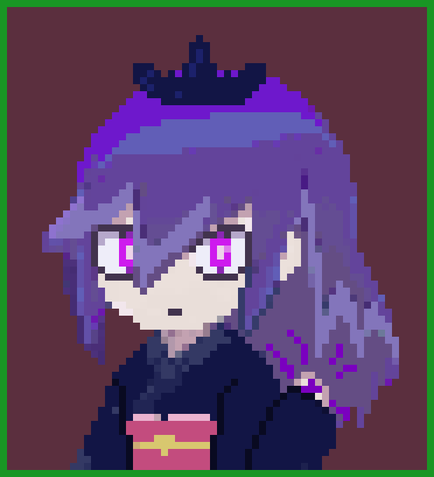 [5b2f3e] -her magic just makes the cut off part of the tree float, it's still set ablaze with purple fire- . . . what do I do with this... 