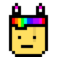 [401102] *walking around,and sits down near astral far enough for her to see him*-smoll rainbow/child rainbow