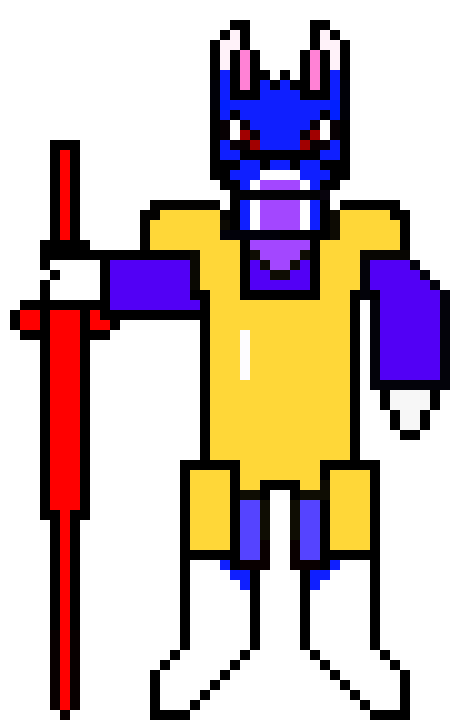 [9664c4] Blue as Asgore