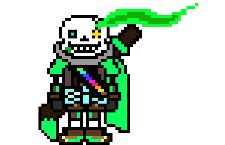 [9664c4] Ink/grass Sans OW Sprite