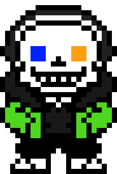 [ce28af] oh heya I just got killed in the multiverse known as Ask Undertale and my name is Creator Sans