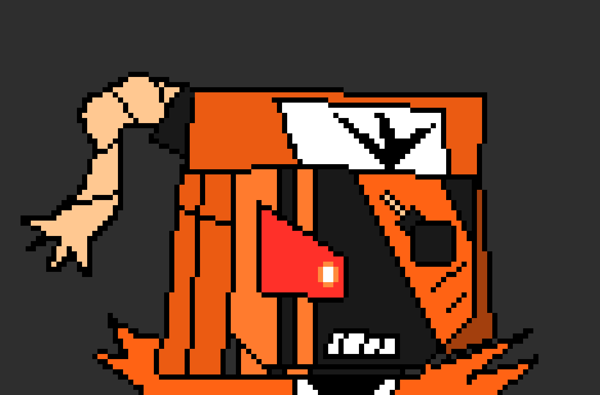 [812b32] * i avoid getting lit* ya dont wanna light me... (god so many people in the alley) - Rivity / Molt!