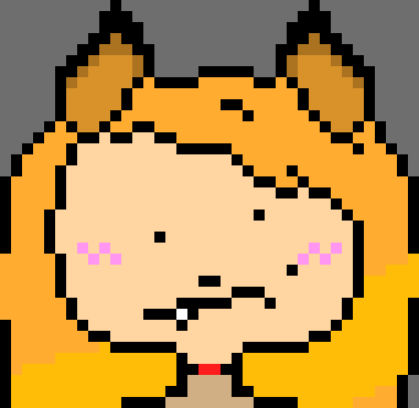 [405e37] Eve Foxx: T-Thats a bit scary honey- *Her tail droops and he backs up*