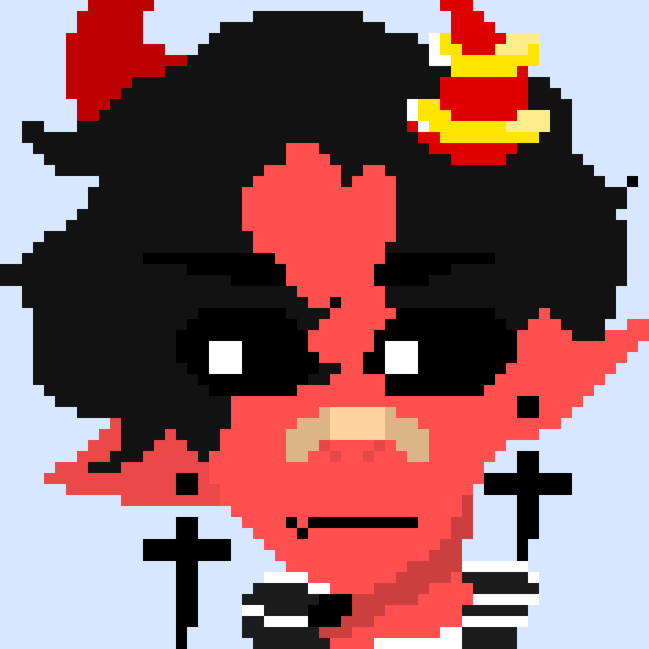 [49016e] tom...if you are gonna make cursed images, use more than one sprite-Akuma/Aries/Rei