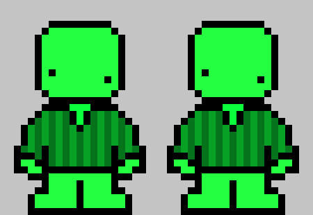 [30dec3] (he shrinks, and somehow splits into two). -Ez