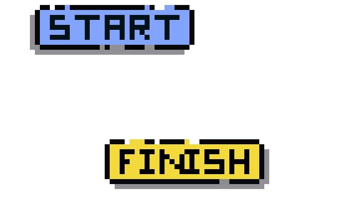 [457054] start&finish button