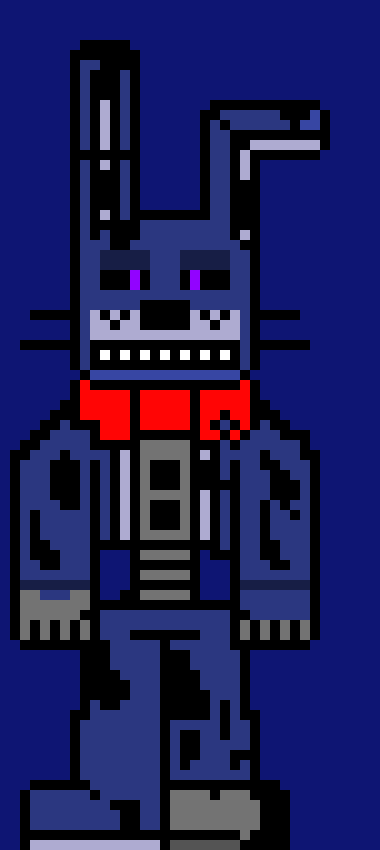 [ae7706] im now gonna make jqcko bon and ill take that cat statue sprite- NIGHTMARE bonnie the spooky rabbit (landon)