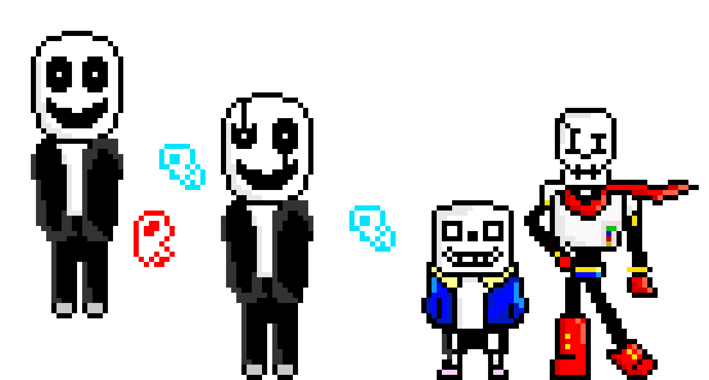 [af4498] sans papyrus gaster overworld reboot