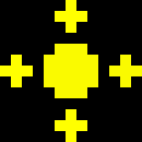 [9664c4] Almighty Yellow Dot Amidst Shiny Yellow Dots