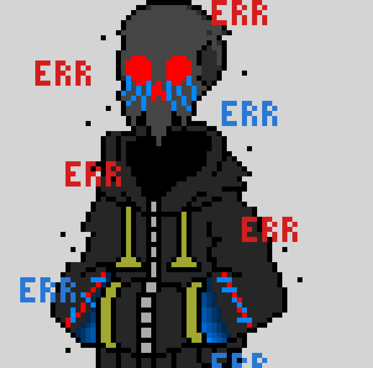 [7b7bce] heh heh heh heh...no...not yet...certain timelines...we meet...some you kill me...some i kill you...some we team up...and some we never meet...im debating which timeline i wanna make this...