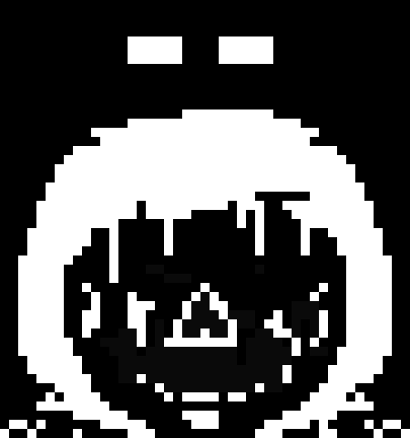 [1df244] *the eyes turn to bits, causing him to glitch as well*